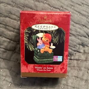Vintage Hallmark Keepsake Ornament - Waitin’ on Santa Pooh and Piglet